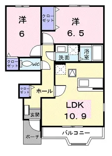 ベリエA【1階】の間取り