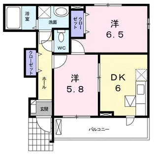 ボニートA【1階】の間取り