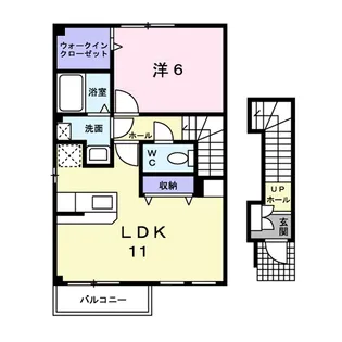 エクセレントKURA【2階】の間取り