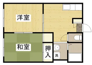 コーポレマーユA【102号室】の間取り