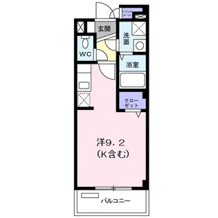 クラール花園【2階】の間取り