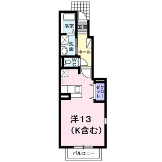 ピアコートⅠ【1階】の間取り