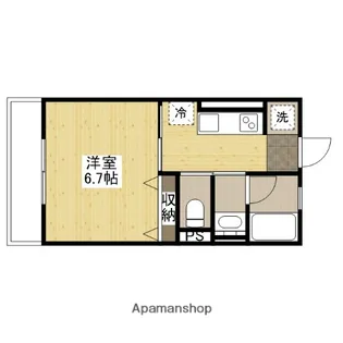 MARINE HILL【3A号室】の間取り