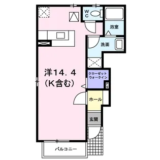 クラールエーリ【1階】の間取り