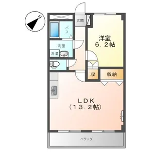 アプリコットハウス【2階】の間取り