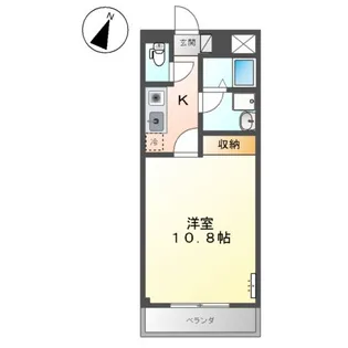 グリーンパレス【1階】の間取り