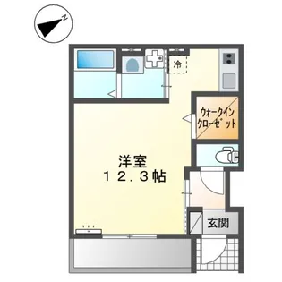 ラディア【1階】の間取り