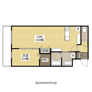 ザ・プレミア旭町【3階】の間取り