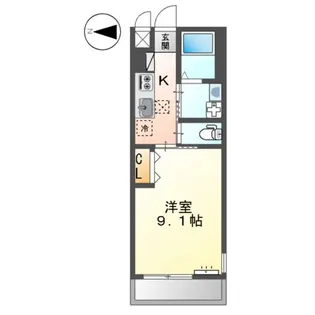 ローラ【1階】の間取り