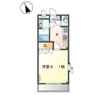 アルファルド【1階】の間取り