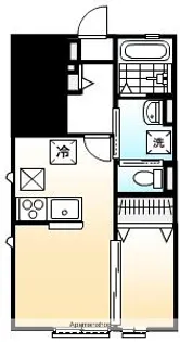シャルール【1階】の間取り