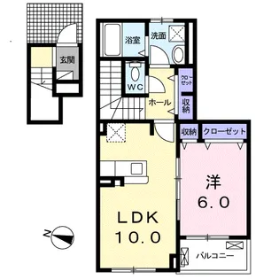 クラール・Y【2階】の間取り