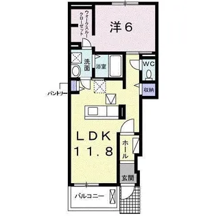 ハーモニア【1階】の間取り