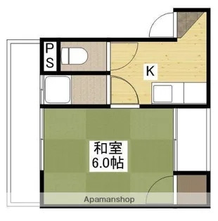 コーポ藤原【3階】の間取り