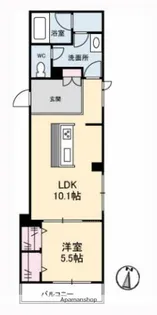 広島県福山市沖野上町6丁目【マンション】の間取り