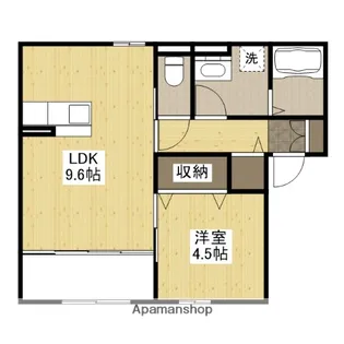 ヴィークコート手城【2階】の間取り