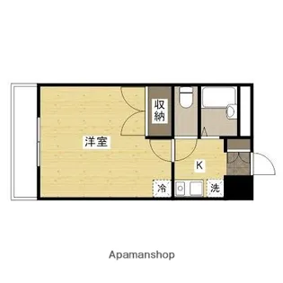 カサブランカ高橋A【203号室】の間取り