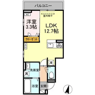 D-residence霞町【2階】の間取り