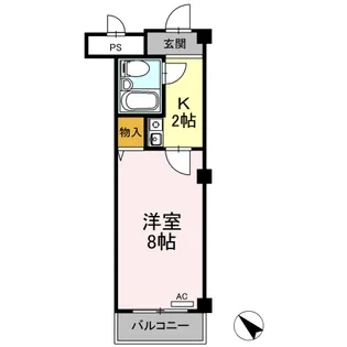 エメラルドリーフ【1階】の間取り