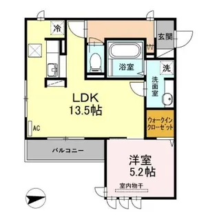 ハピネス2【1階】の間取り