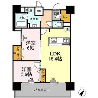 ALOFTⅡ【10階】の間取り