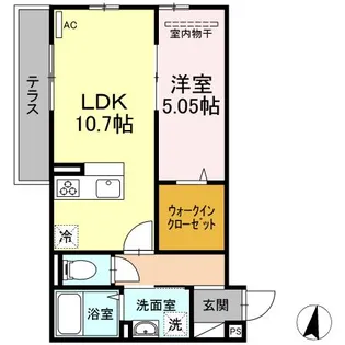 グラン・シャリオ【1階】の間取り