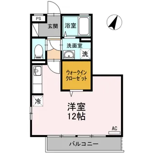リファルジェント泉 C棟【2階】の間取り