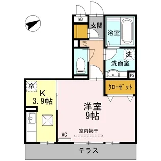 メゾンハピネス15【1階】の間取り