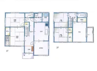 広島県福山市水呑町【一戸建】の間取り