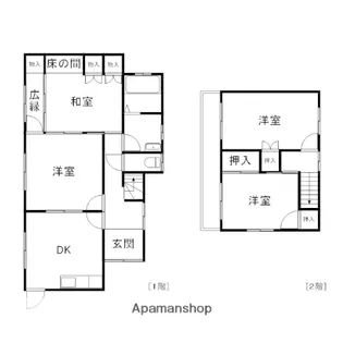 広島県福山市幕山台6丁目【一戸建】の間取り