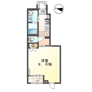 オキグレイス【1階】の間取り