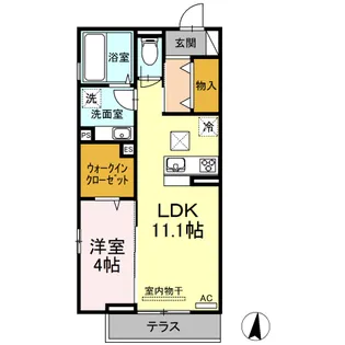 セント・ローレンス【1階】の間取り