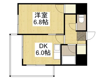 コスモス南蔵王【3階】の間取り