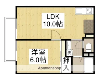 サンシティ杉本A【2階】の間取り