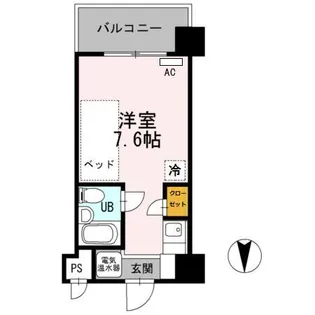ベルハウス【4階】の間取り