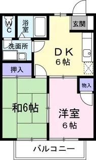 ニューシティ シンイチA【2階】の間取り