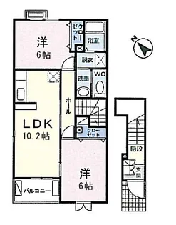 プリムローズ【2階】の間取り