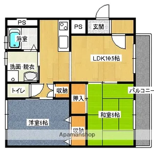 サン・オーレせんだ【2階】の間取り