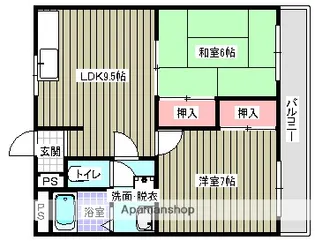 サン・オーレ新涯【2階】の間取り