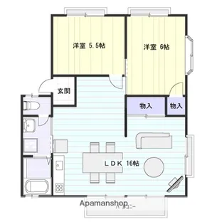 ハイグレードタウン多治米【2階】の間取り