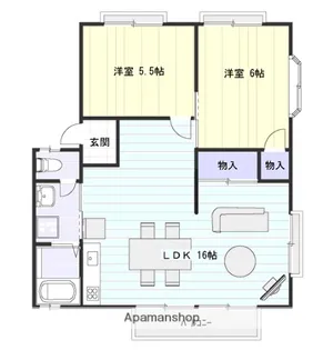ハイグレードタウン多治米【2階】の間取り