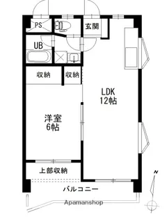 メゾンアルカディア西深津【701号室】の間取り