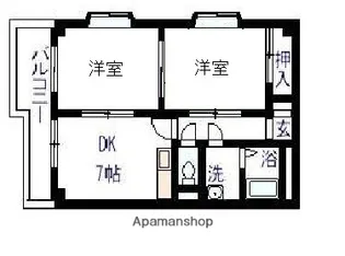 サン・オーレ東福山【4階】の間取り