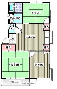 エクセント高田【1階】の間取り