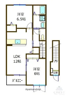 アンソレイエⅡ【2階】の間取り