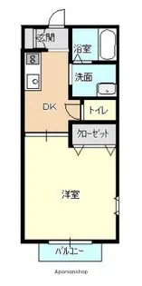 ディアス壱番館・弐番館【1階】の間取り