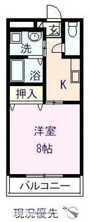 エメローズ南蔵王【1階】の間取り