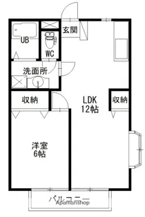 プロヴァンスB【2階】の間取り