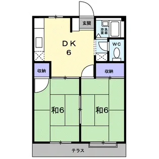 ジョイフルタウン【1階】の間取り