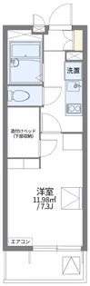 レオパレスRADIANT時宗【313号室】の間取り